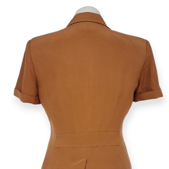 90's Silk Skirt Set Safari Explorer - Picture 4 of 14